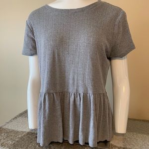 Lauren Conrad Soft and Flowy Gray Top